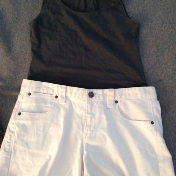 J. Crew White Denim Shorts - Picture 8 of 8